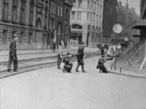 German shootings on Dam square, May 7 1945