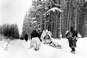 American troops during the Battle of the Bulge